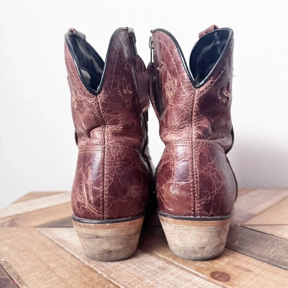 Dingo 7" Western Adobe Rose Side-Zip Women’s Boots - Picture 4 of 14